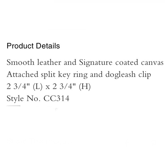 NEW! COACH Bad Girls Club Bag Charm Key Ring New With Tag On! - Picture 14 of 16